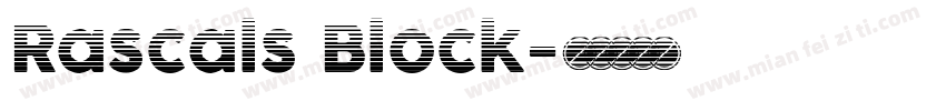 Rascals Block字体转换